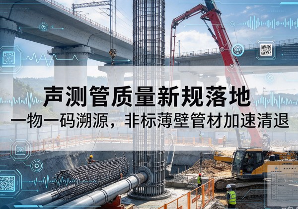遂川声测管质量新规落地，一物一码溯源，非标薄壁管材加速清退